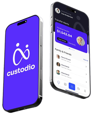 Custodio mobile app preview